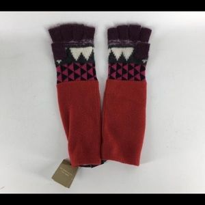 BURBERRY Fingerless Cashmere/Wool Knit Gloves
